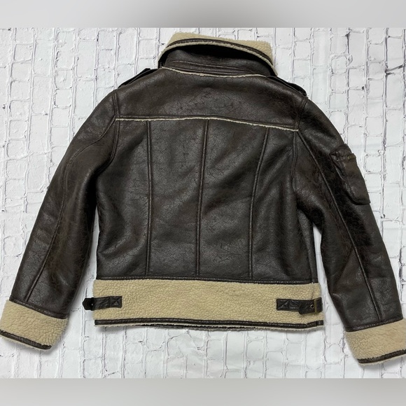 Mo x member faux leather aviator jacket - Picture 5 of 9